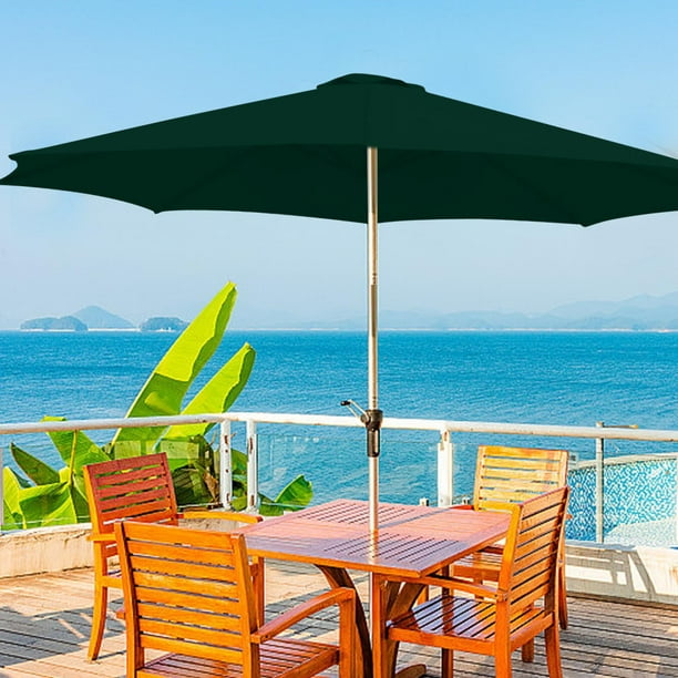 4 rib patio umbrella pole 9ft Market 8 Replacement Canopy Royal Blue 9FT Patio Umbrella with 8 Giantex 5 ft Patio Square