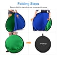 thumbnail image 4 of Graflsoa Andoer Portable Dual-Sided Blue/Green Photography Backdrop - Lightweight, Foldable, and Durable Polyester Cotton Material for Studio and Outdoor Use, 4 of 6