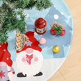 thumbnail image 2 of SHENMO Rudolph the Dwarf Faceless Old Man Print Tree Skirt Christmas Decorative Festival Christmas Tree Apron, 2 of 5