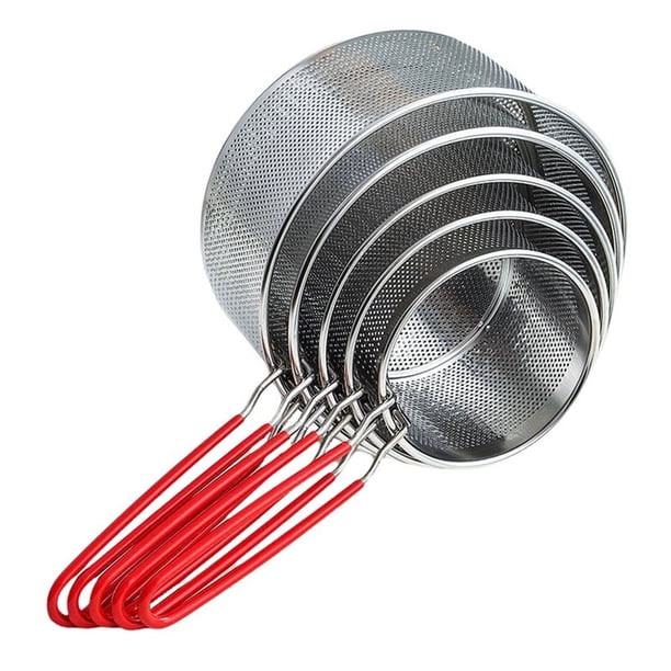 Cesta para Freír, Cesta de para Freír, Colador para Cocinar Fideos, Cesta para Freír, Sartén, Sartén para Aceite, Filtro para Ollas Picantes