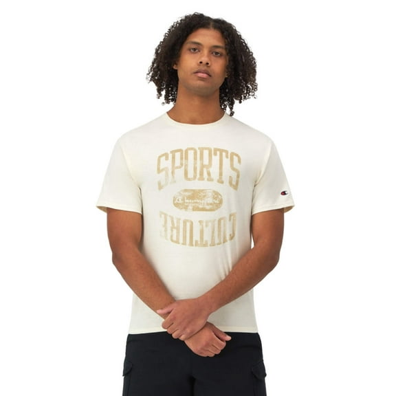 Champion Classic Graphic T-Shirt, Sports Culture Natural GT23H 586QWB NTC