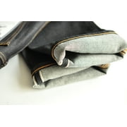 SAUCE ZHAN 315XX Men's Jeans Indigo Sanforized Selvedge Denim Jeans Regular Fit Taper Leg 14.5 oz
