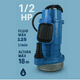 thumbnail image 2 of Bomba Sumergible Para Agua Limpia 1/2hp Marshall Bsa1-50f Azul, 2 of 4
