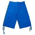 thumbnail image 2 of North 15 Men's Belted Clasic Cargo Pockets Twill Shorts-4550-Ryl-40, 2 of 2