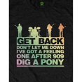 thumbnail image 3 of The Beatles - Camiseta Get Back Degradado de Algodón para Adultos Unisex (Negro), 3 of 3