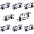 thumbnail image 1 of 8 Quick Release Double Bike Chain for 6, 7, 8, 9, 10 Speed ​​Chain, Silver, Reusable (6 7 8 Speed), 1 of 5
