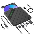 thumbnail image 1 of Unidad externa de CD/DVD Inaepeak 8 en 1 USB 3.0 para portátil, 1 of 6