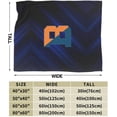 thumbnail image 3 of Bucknell University Fleece Blanket, Very Soft Microfiber Flannel Blanket for Couch Warm and Cozy for All Seasons, 3 of 8
