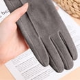 thumbnail image 5 of Penkiiy Winter Gloves for Women Women Winter Gloves Warm Touchscreen Gloves Windproof Gloves For Women Girls Winter Using Gray Gloves, 5 of 7