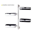 thumbnail image 3 of Organizador Giratorio Baño Skab Blanco 33X10X32 Cm, 3 of 3