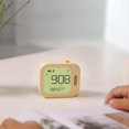 thumbnail image 5 of Reloj despertador digital, alarma de espejo portátil con doble, 5 of 5