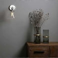 thumbnail image 3 of Industrial Wall Sconces Oval Glass Shade Vintage Hallway Wall Sconces E27 Retro Light Fixtures For Bedroom Vanity Mirror (chrome), 3 of 4