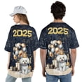thumbnail image 5 of Happy New Year Bichon Frise Welcome 2025 Balloon Firework Party All Over Print 3D Baseball Shirt Bichons Dog Lovers Gifts Idea Softball Sport - 01014, 5 of 6