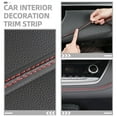 thumbnail image 6 of MLINS Black Car Interior Trim Strip for Door and Dashboard Gaps Decorative PU Material Easy to Install, 6 of 8