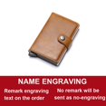 thumbnail image 1 of 2022 Rfid Men Card Wallets Free Name Grabado Carbon Fiber Card Holder Slim Mini Wallet Small Money Bag Male Monederos Tan Jianjun unisex, 1 of 2