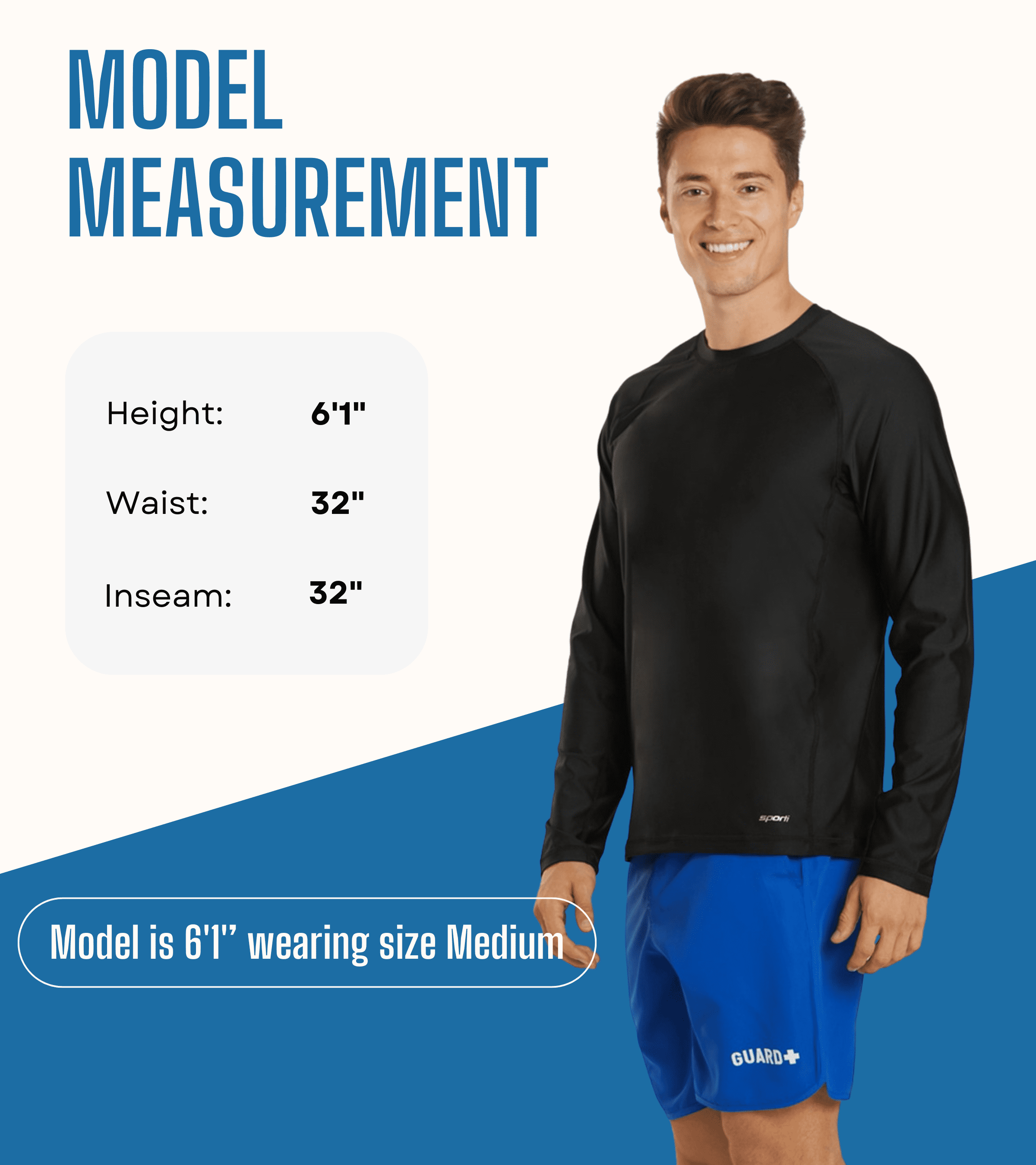 Sporti Men’s 5.5" Active Swim Trunk Volley Short, Trunks (Men’s)