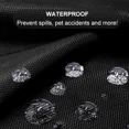 thumbnail image 3 of 8 Feet Pool Table Cover, Waterproof & Dustproof 420D Oxford Cloth Billiard Pool Table Cover for Pool Table 8FT Fitted(Black), 3 of 4