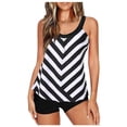 thumbnail image 2 of WaiiMak Swimsuit Women Two Piece Tankini Bathing Suits For Women Tummy Control Swimwear, 2 of 7