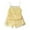 Yellow, variant on sususu Stylish Girls Outfits 2 piece Summer Vest Set Playful Sleeveless Toddler Outfit Loose Fit Casual Childrens Clothing Comfortable Breathable,Light Green,18-24 Months