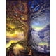 thumbnail image 1 of Cuadros Decorativos (DB6720) 5D DIY cuadrado diamante pintura sol Luna árbol dibujo 30x40cm Wdftyju embutido en tela, 1 of 2