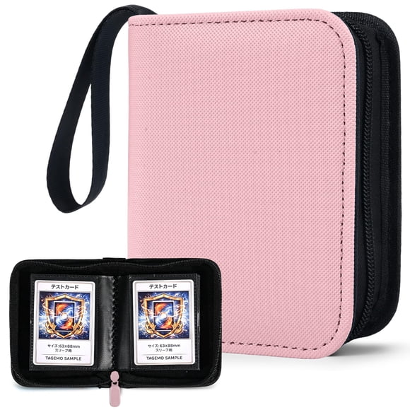 Álbum mini para cartas Tagemo con 40 bolsillos de carga lateral