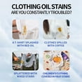 thumbnail image 4 of Non-Clothing Emulsifier Stain Remover Spray, Deep Penetration for Oil and Yellowing Stains, Ideal for Clothes, Fabrics, and Hard Surfaces, Safe and Non-Toxic, 300ml, 4 of 9