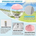 thumbnail image 3 of Sombrillas para plantas Axcoix de 66 cm de diámetro, 110 cm de altura, ajustables, 3 of 7