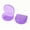 Purple with Glitter, variant on Retainer Case, Compatible with Invisalign, Aligner Case with Vent Holes, Mouth Guard Case Orthodontic Storage Container, Purple with Glitter