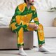 thumbnail image 5 of Balery Orange Pijama para Hombre de Dos Piezas con Manga Larga, Conjunto de Dormir y Descanso Suave con Bolsillos-X-Large, 5 of 5