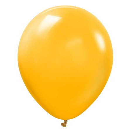 12 inch Kalisan Standard Amber Latex Balloons (10 Pack) - Party Supplies Decorations