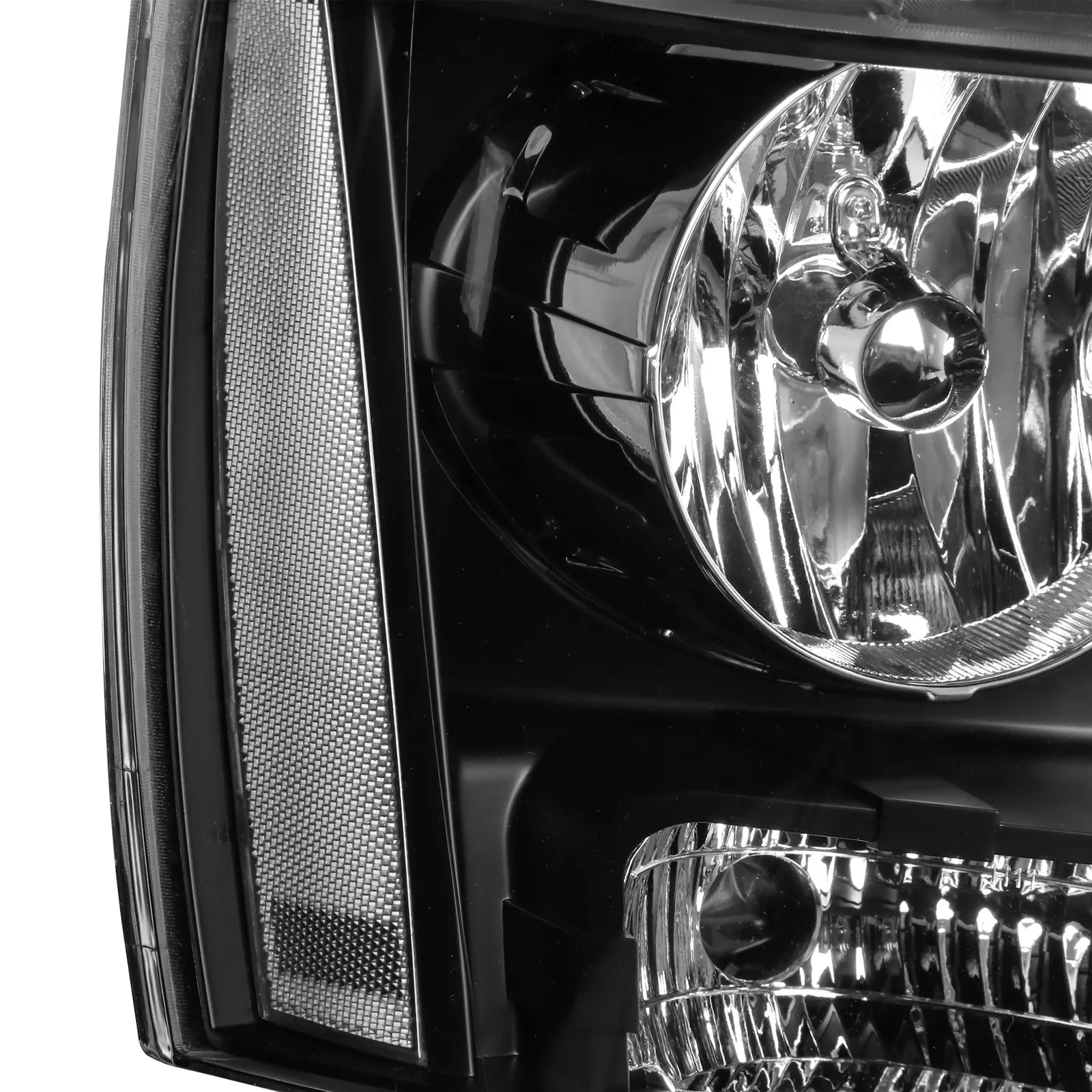 MOSTPLUS Headlights Assembly for 2007-2013 Chevy Suburban 1500 2500 Tahoe Avalanche