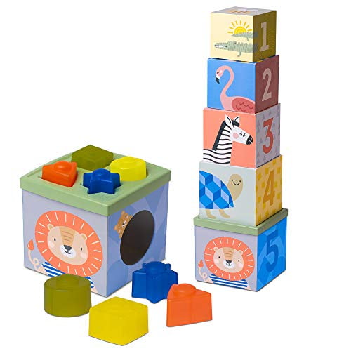 Taf Toys Savannah Sort Stack for Infants Toddlers Perfect for Stacking