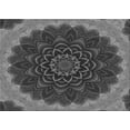 thumbnail image 1 of Ahgly Company Machine Washable Indoor Rectangle Transitional Dark Gray Black Area Rugs, 5' x 8', 1 of 7