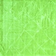 thumbnail image 1 of Ahgly Company Machine Washable Indoor Square Trellis Green Modern Area Rugs, 4' Square, 1 of 1