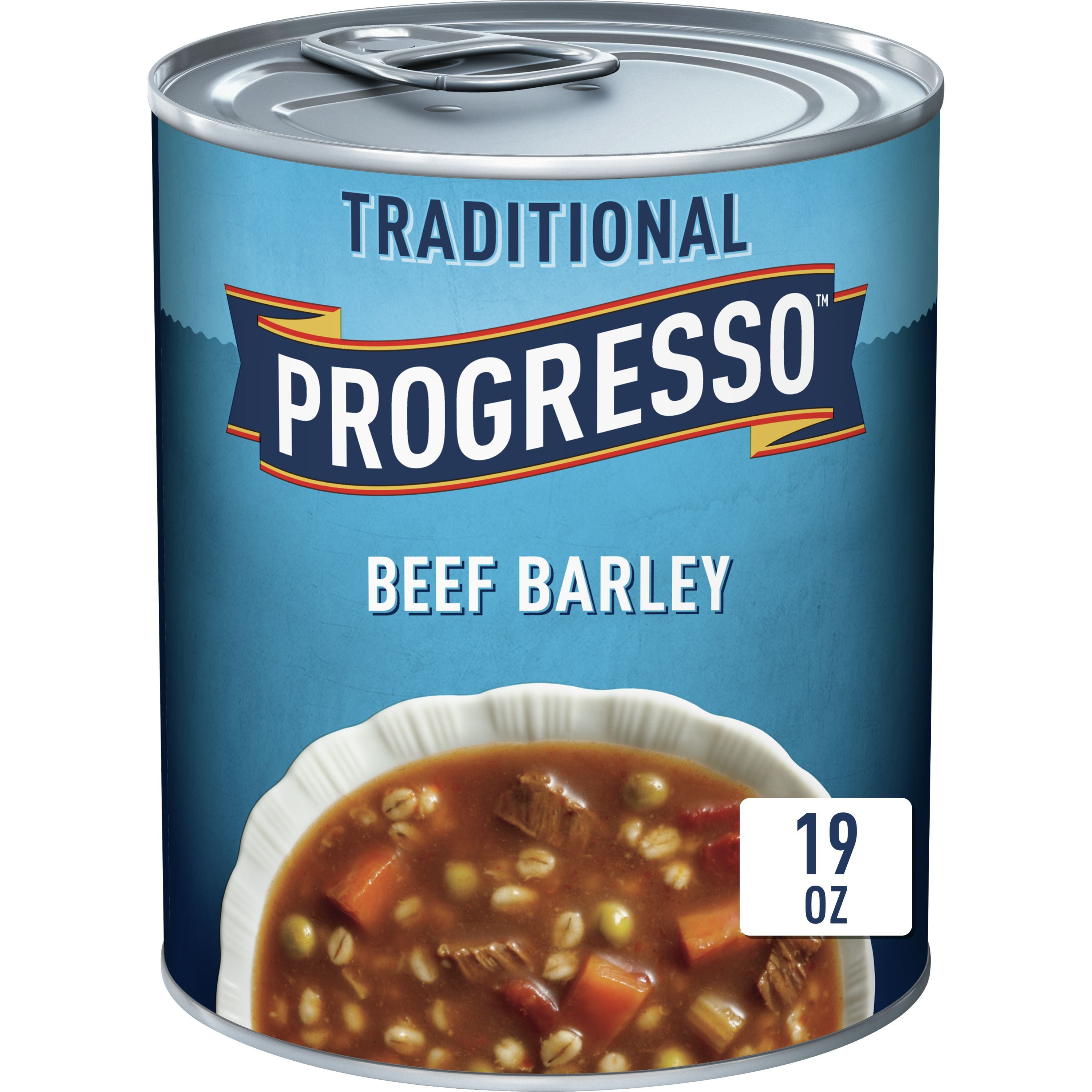Progresso Traditional, Beef Barley Soup, 19 oz.