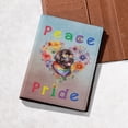 thumbnail image 5 of Peace Love Pride Newfoundland with Rainbow Sunglasses LGBT LGBTQ+ Travel Passport Wallet Newfie Dog Lover Gifts PU Leather Passport Holder Cover - 01004, 5 of 5