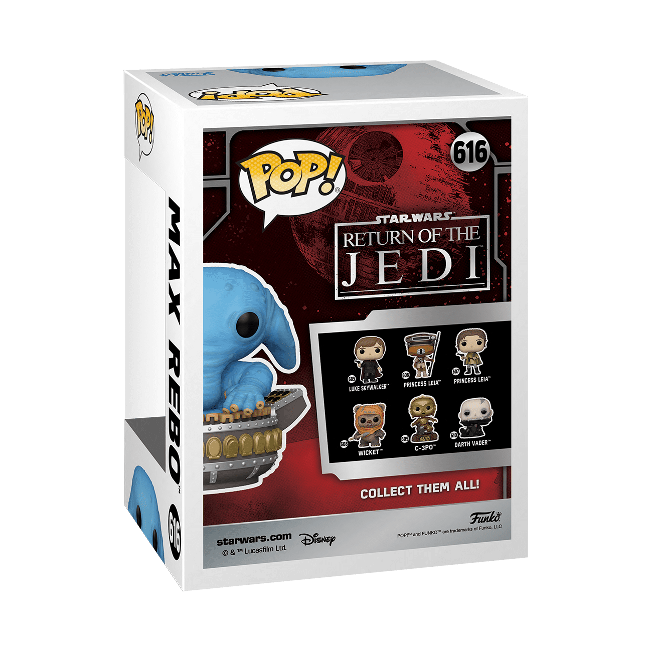 Funko Pop Star Wars Collectible Vinyl Bobblehead Figure, 4.05 Inches, Multicolor, 0.25 lb