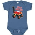 thumbnail image 3 of Inktastic Monster Truck How I Roll 1st Birthday Boys Baby Bodysuit, 3 of 5