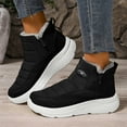 thumbnail image 3 of Mostsola Platform Snow Boots for Women Comfortable Sole Furry Lined Winter Warm Ankle Boots, 3 of 9