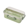 thumbnail image 1 of Bewildely Fiambrera Compartimentos portátiles 4 hebillas Trabajador de oficina Adultos Niños Contenedor de alimentos Tapa Organizador del soporte del Cocina y Comedor Verde Bewildely HA064197-02, 1 of 6