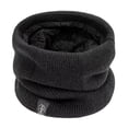 thumbnail image 2 of Naierhg Men Women Neck Gaiter Winter Thickened Plush Lining Elastic Cold Weather Neck Scarf Outdoor Indoor Versatile Accessory Black, 2 of 8