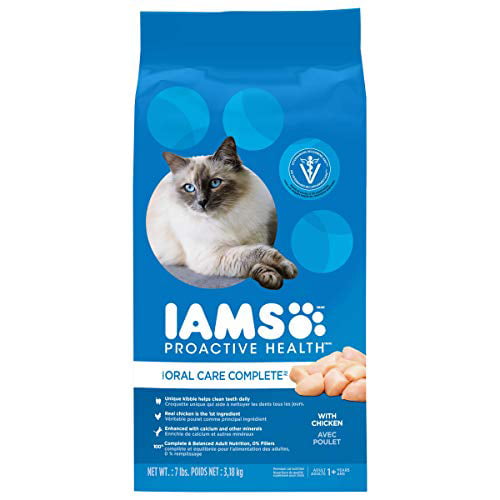 Iams 10169616 Catcare Dry Cat Food Oral Care 3.18kg, 1 Pack