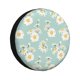 thumbnail image 1 of Fotbe Floral Daisy Funda de Llanta de Repuesto con Estampado, Engrosada, Ajuste Universal para Jeep, Remolque, RV, SUV, Camión-17 inch, 1 of 6