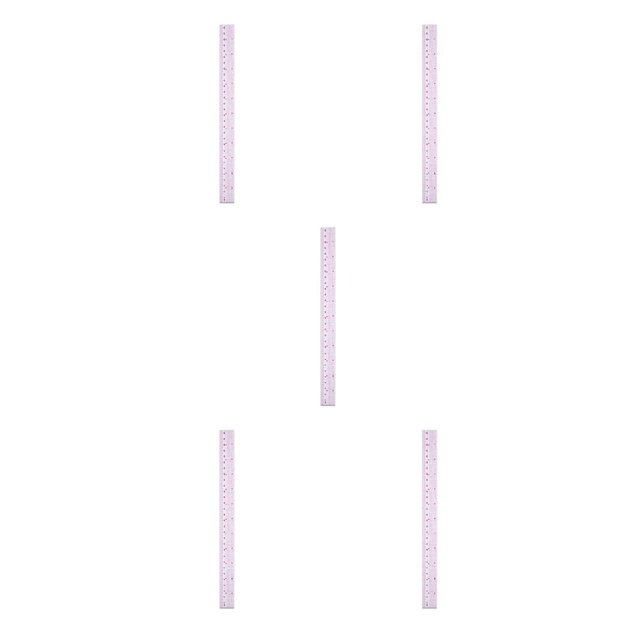 Kearding Multifunctional Metric British Transparent Ruler Handicraft Portable Durable Lightweight Quilting Firm Exquisite Art Rulers Type2 NO2