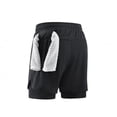 thumbnail image 6 of Men's 2 in 1 Gym Workout Shorts, Quick Dry Athletic Outdoor Shorts with Liner, Breathable Performance Running Shorts, Elastic Waistband Compression Training Trunks Activewear Bottoms, 6 of 7