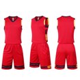 thumbnail image 2 of Traje de baloncesto para hombre, jersey con estampado DIY, competición, equipo de estudiantes, entrenamiento, chaleco deportivo, traje de entrenamiento, 2 of 4