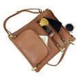 thumbnail image 3 of Cow Leather Womens Shoulder Bag Handbag Purse Cross Body Organizer Multi Pockets, 3 of 6