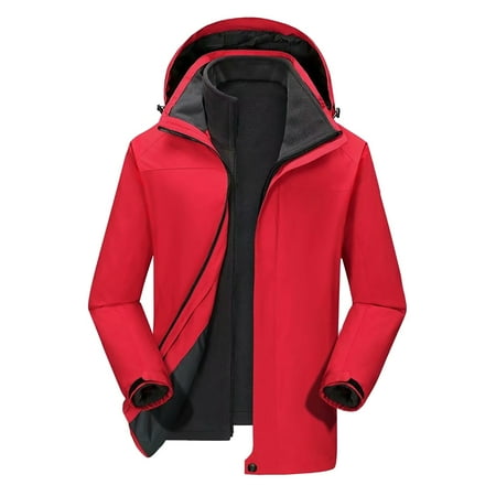 Taylonsss Clearance Women And Men s Three In Detachable Outdoor Mountaineering Suit And Ski Suit
