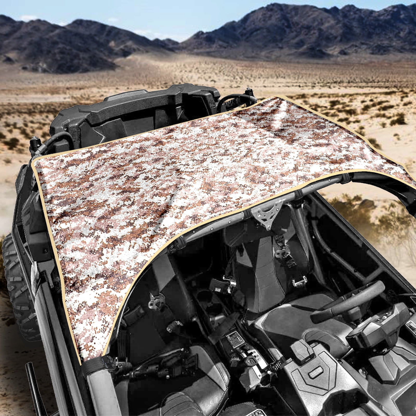 Maverick X3 Accessories UTV Soft Top Canvas Roof Shade Cover Fits for UTV Can Am Maverick X3 2017 2018 2019 2020 2021 2 Doors
