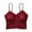Burgundy, variant on WTXUE Tank Tops with Built in Bras | Camisole Longline Bras for Women Lace Ladies' Size Strapless Underwear Large Back Strapless Padded | 1 Piece Black M